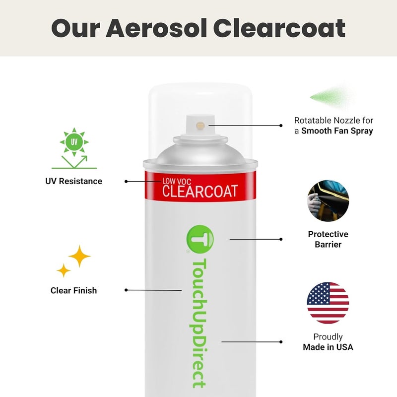 TouchUpDirect High Gloss Clearcoat Aerosol Spray Can - Image 1